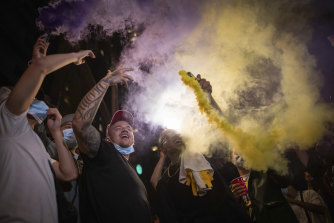 Police Arrest 76 As Fans Some Rowdy Cheer Lakers Win In La