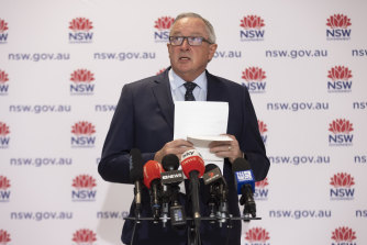 NSW Health Minister Brad Hazzard has urged people to come forward to get vaccinated,