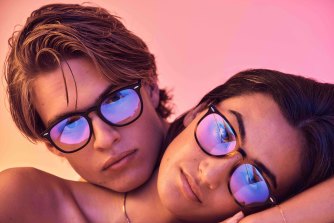 Blue and Green light blocking glasses from supermodel twins Jordan and Zac Stenmark are 40 per cent off for Black Friday.
