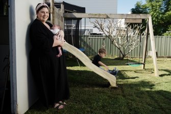 Caitlin McKeown, a mother of three from the Central Coast, said childcare is a major household expense.