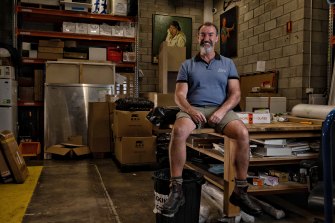 Time to go: Brett Cuthbertson is packing in the packing room after 40 years.