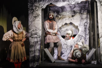 Emily Goddard, Khisraw Jones-Shukoor, Dion Mills, Brian Lipson in The Amateurs.