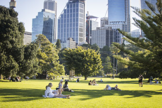 Sydney’s Botanic Gardens are a great spot to meet up and stay within the health advice.