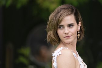 Emma Watson, pictured on the red carpet in October 2021, is a UN Women Goodwill Ambassador and major member of the HeForShe campaign.