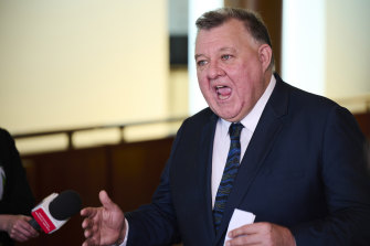 United Australia Party MP Craig Kelly says he is â€œabsolutelyâ€ not sorry about sending unsolicited text messages to voters spruiking his anti-lockdown policies.