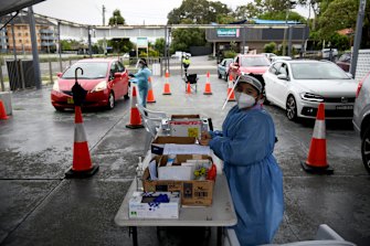 NSW recorded new cases on Sunday.
