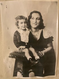 Steve Ostrow as a toddler with his mother.
