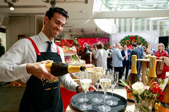 Coles launches its 2026 Christmas range at The Calyx, Royal Botanic Garden, Sydney.