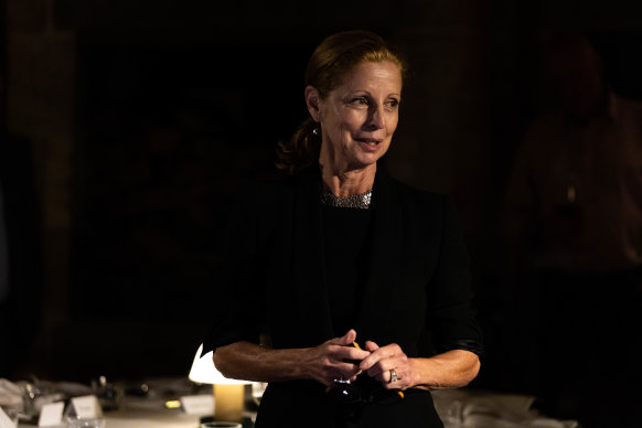 Heather Mitchell starred as Ruth Bader Ginsberg in Suzie Miller’s RBG: Of Many, One.