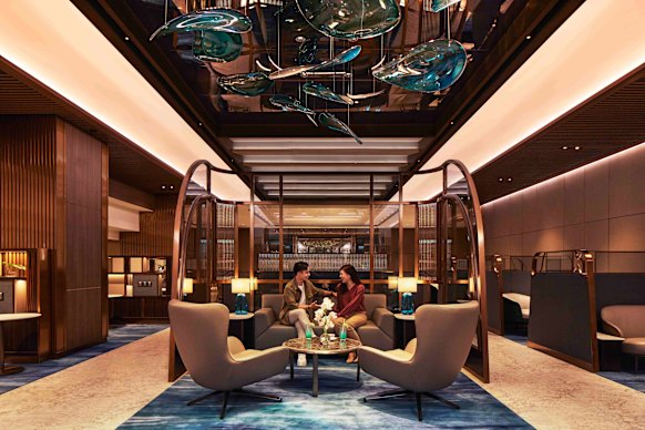 Singapore Airlines’ The Private Room has an excellent champagne list.