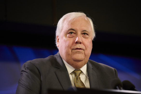 Queensland mining tycoon Clive Palmer.