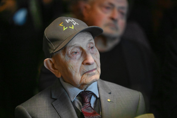 Holocaust survivor Abram Goldberg decried the emergence of virulent antisemitism in Australia