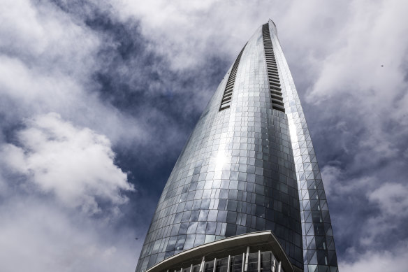 Former prime minister Paul Keating has described Barangaroo as “Sydney being hit by a rainbow”.