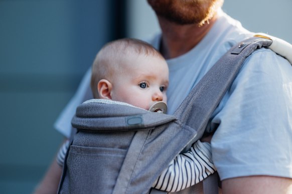 Sore backs, necks and shoulders are common among new parents.