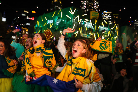 Matildas madness: there’s nothing like being part of a group rising as one.