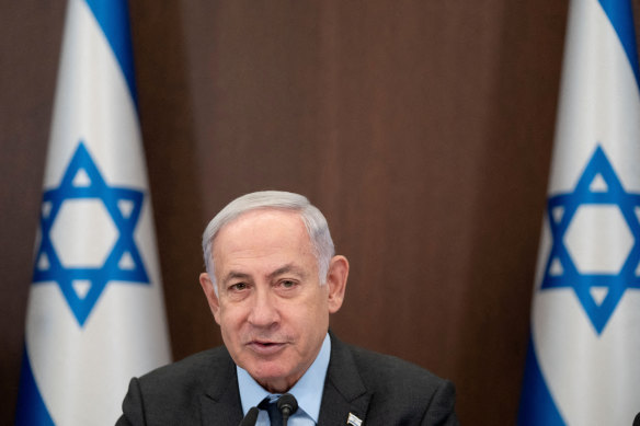 Benjamin Netanyahu, 17 Temmuz'da Kudüs'teki başbakanlık ofisinde.