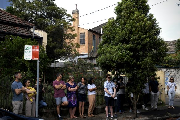 The three bedroom townhouse was popular among buyers priced out of the housing market.