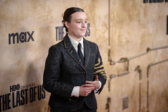 The Last of Us star Bella Ramsey at the Australian premiere in Sydney on Wednesday.