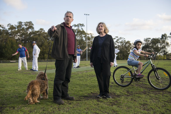 A plan to convert the grass field at Mimosa Oval into a synthetic pitch has raised concerns among residents such as Jeremy Ryan and Trish Lynch.