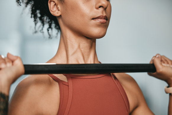 Improved skin is just another benefit of weight-lifting, according to experts.