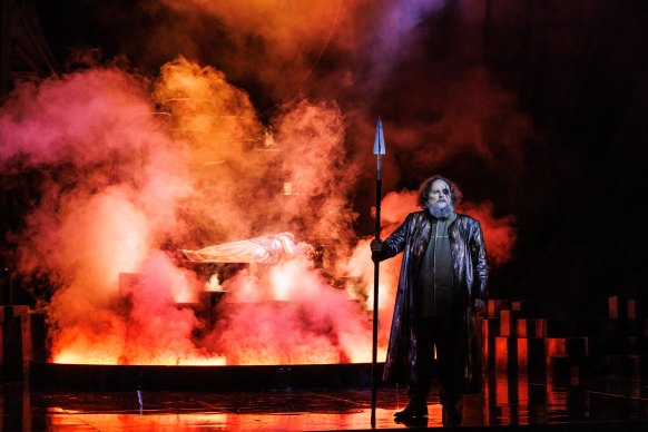Warwick Fyfe as Wotan in Melbourne Opera’s production of Wagner’s Ring Cycle.