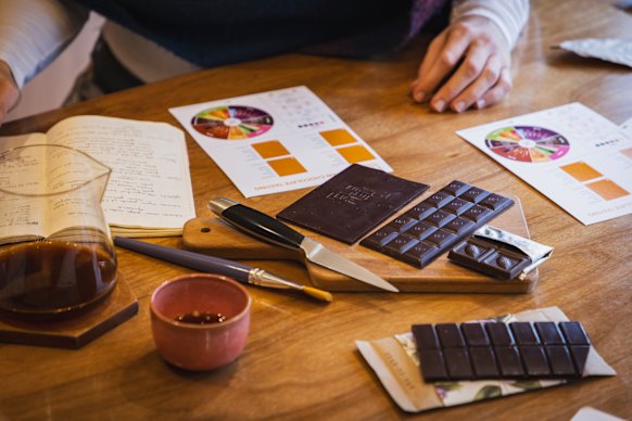 The curated tasting experience at El Cacaotal.