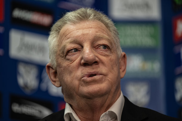 Bulldogs general manager Phil Gould