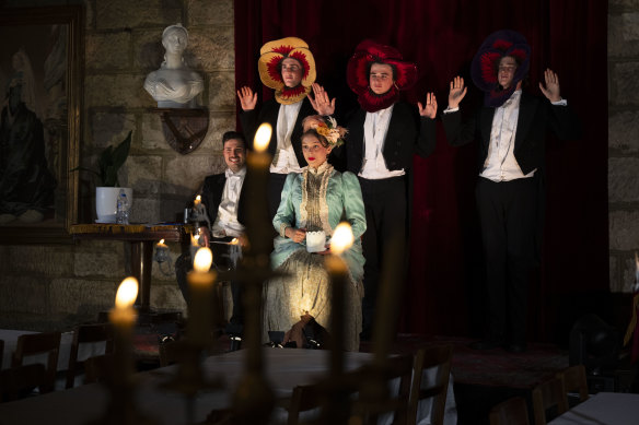Victoriana revives the singalong music and comedy traditions of the British music hall from the Victorian era.