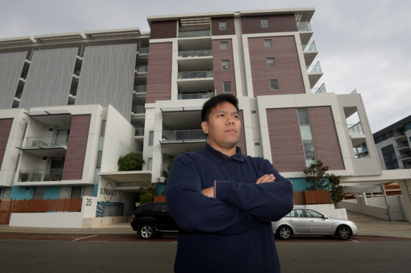 Eric Soon said apartment owners have nowhere to go when builders go bust. 