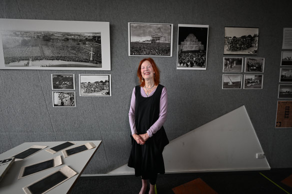 The exhibition of 50 photographs is being held at the East Melbourne library. 