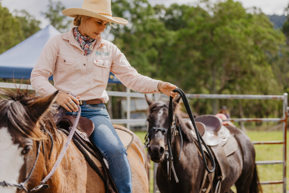 Anna Uhrig is the founder of the Brumby Project, which runs 10-day camps to help people learn how to look after brumbies.