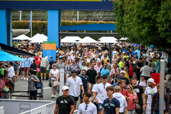 Tennis Australia hopes to see crowds of 900,000 at this year’s Open.