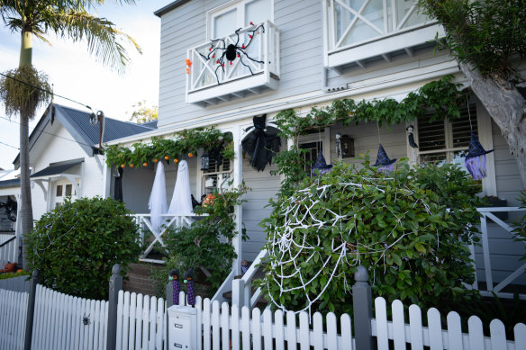 Sydneysiders are getting into the Halloween spirit early, with decorations going up as early as October 1.