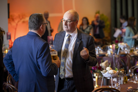 Port Adelaide chairman David Koch at last year’s AFL grand final luncheon. 