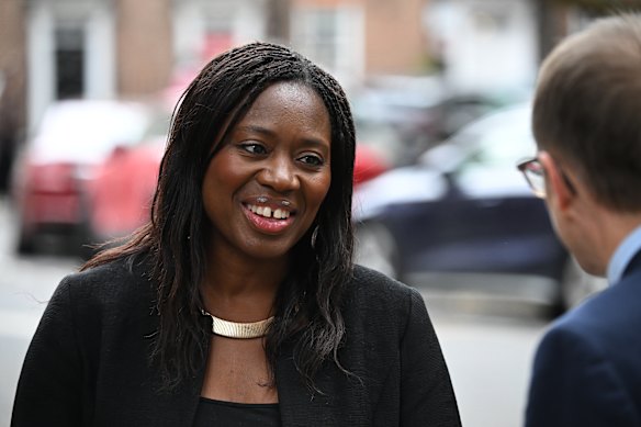 Miatta Fahnbulleh speaks to the BBC after she resigned.