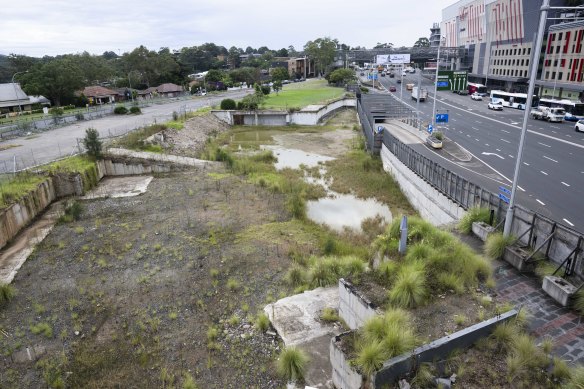 The Ryde Central site on Wednesday.