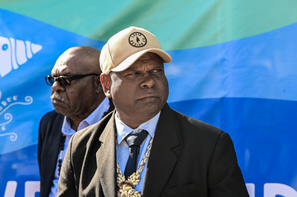 Uncle Paul Kabai (left) and Uncle Pabai Pabai.