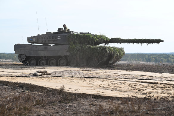 Germany is sending its Leopards to Ukraine.