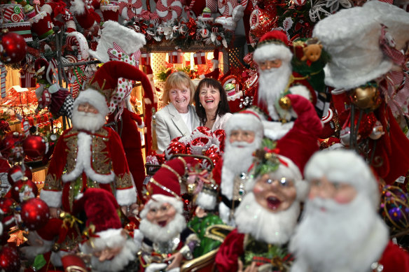 Connie Martino (left) and her sister Mel Martino (right) in their store, Ambiance.