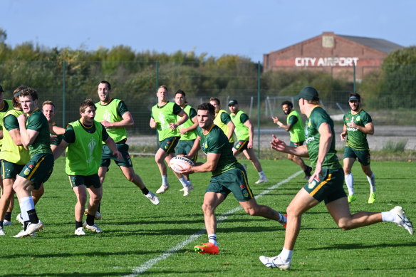 Nathan Cleary scored 28 points against Scotland, almost breaking a record held by Andrew Johns.