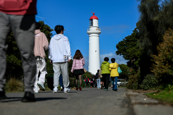 The Split Point Lighthouse is a popular tourism destination. 