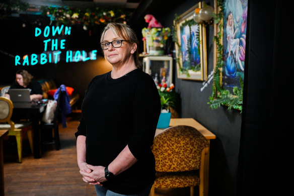 Meg Anderson, owner of Alice Rebel Cafe and Bar in Chelsea.