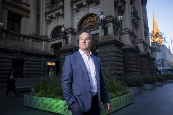 City of Melbourne chief executive Justin Hanney. 