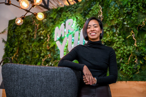 Mr Yum chief executive Kim Teo told of how her fundamental optimism about the direction of the world was shaken by events in the US.