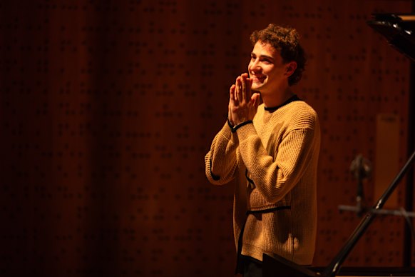 Ronan Apcar’s playing showing facility, sincerity and conviction