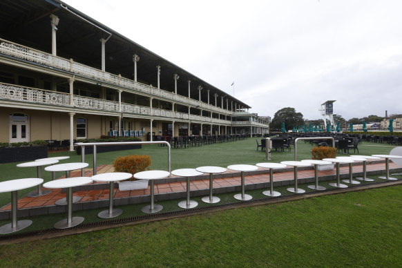 A stablehand at Rosehill has tested positive for COVID-19.