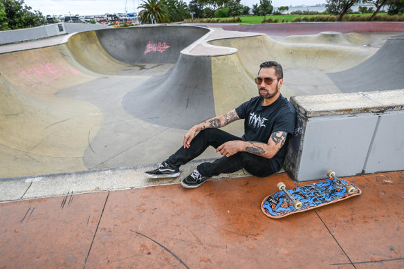 Local skater Junior Pene is furious at the council after maintenance works have left the St Kilda skatepark in a worse condition. 