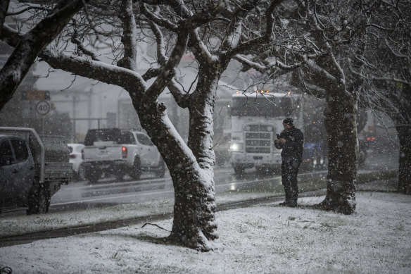 More snow in Blackheath.