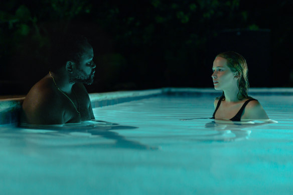 Lawrence’s Lynsey strikes up a friendship with affable mechanic James (Brian Tyree Henry).