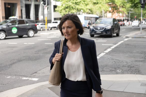 Helen Rosamond entering court today.